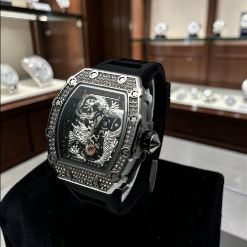 RICHARD MILLE DRAGON PLATEADO
